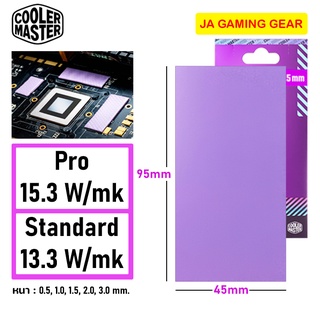 ซิลิโคนแผ่น Cooler Master thermal pad pro ซิลิโคน ระบายความร้อน gpu,การ์ดจอ,แรม,cpu,เครื่องเสียง หนา 0.5,1,1.5,2,3 mm