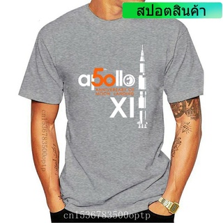 ขายดี เสื้อยืด พิมพ์ลายกราฟิก Apollo 11 50Th NJeihb77GFignp10 สไตล์คลาสสิก