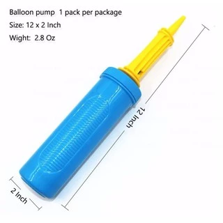 ที่สูบลมลูกโป่ง/กระบอกสูบลมลูกโป่ง แบบปั้มมือ Balloon Hand Pump (พร้อมส่ง)