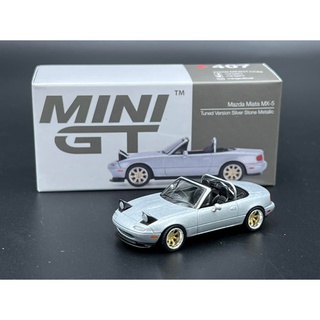 MINIGT / Mazda Miata MX-5 (NA) Tuned Version Silver Stone Metallic Silver