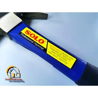 SOLO ค้อนหงอน ด้ามไฟเบอร์ โซโล รุ่น 327 งานหนัก ขนาด 27 มม. ขนาด 16 OZ.(480 กรัม) - ค้อน ตีตะปู