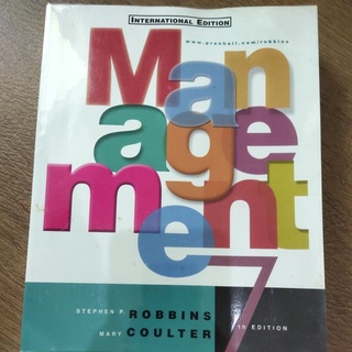 หนังสือ management 7th edition by Robbins Coulter