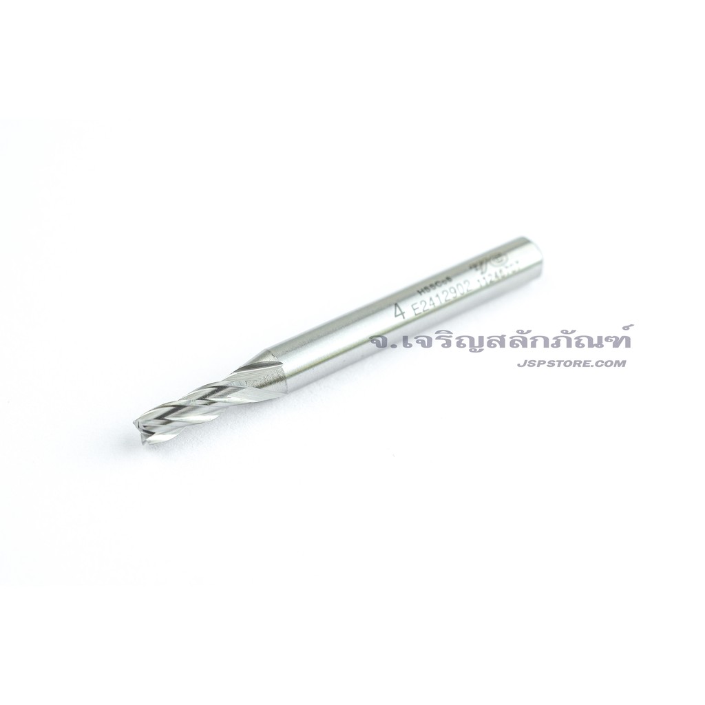 ดอกเอ็นมิลไฮสปีด 4 ฟัน 4 มิล Endmill HSSCo8 YG ดอกเอ็นมิล เอ็นมิล ดอก ...