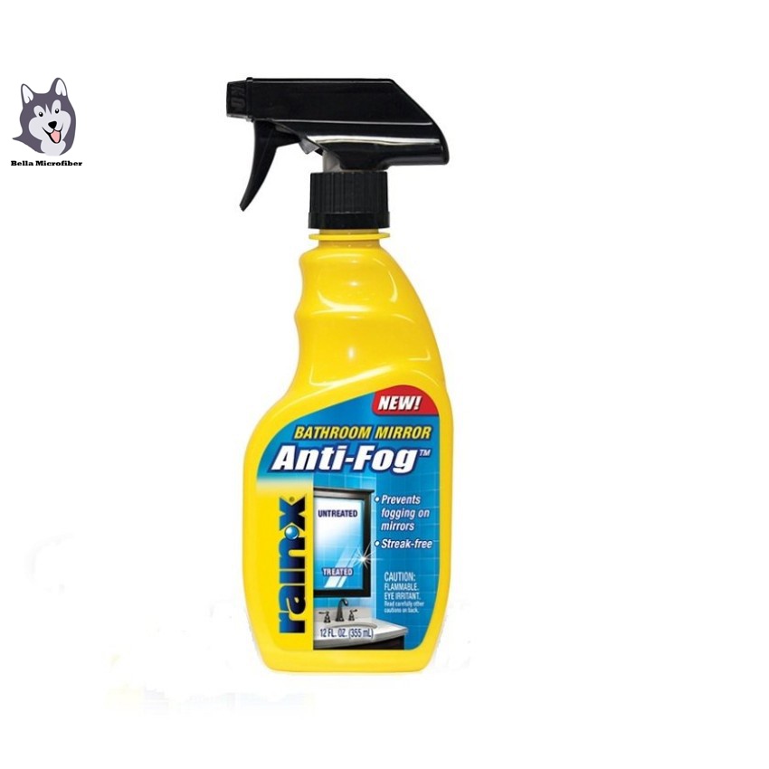 Rain X น้ำยาป้องกันฝ้าในห้องน้ำ Bathroom Mirror Anti-Fog 355ml