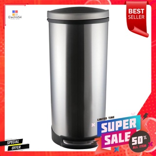 ถังขยะเหยียบทรงสูง ACCO HP-010 ขนาด 40L สีเงินROUND DUSTBIN PEDAL ACCO HP-010 40L SILVER