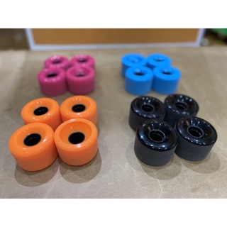 แถมลูกปืนฟรี ล้อ surfskate 65*45mm ความแข็ง80A เปิดหน้าล้อแล้วสแนปง่าย