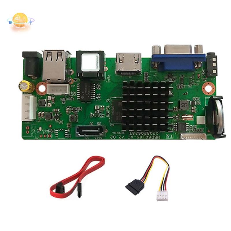บอร์ดบันทึกวิดีโอดิจิทัล H.265 9CHx5MP NVR DVR IP 12T OVNIF XMEYE 1 SATA P2P
