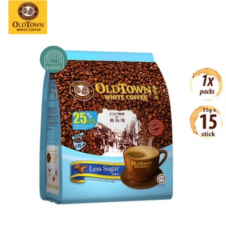 OLDTOWN White Coffee 3 in 1 Less Sugar Instant Premix White Coffee 35g x 15 sticks