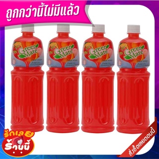 กรีนเมท น้ำฟรุ๊ตพันซ์25% 1000 มล. แพ็ค 4 ขวด Green Mate Fruit Punch 1000 ml x 4