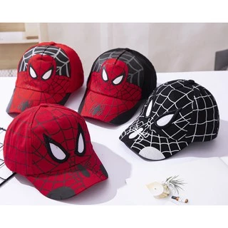 หมวกเด็ก ทรงเบสบอล ลายไยแมงมุม