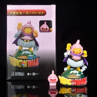 Dragon Ball GK Pikachu Buu Face Change Superman Fat Buu กล่องทำมือตกแต่งรถของเล่น