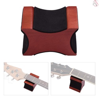 ♫Guitar Neck Rest Support Pillow Mahogany Material 2 Usage Height Luthier Tool for Electric Acoustic Guitar Bass Mandoli