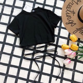 เสื้อครอป Cotton Spendex