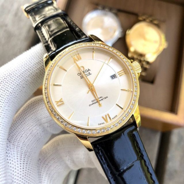 OMEGA Omega Disc Flying Series ทองคำขาว 18K 36.8mm 424.20.37.20.08.001 ...
