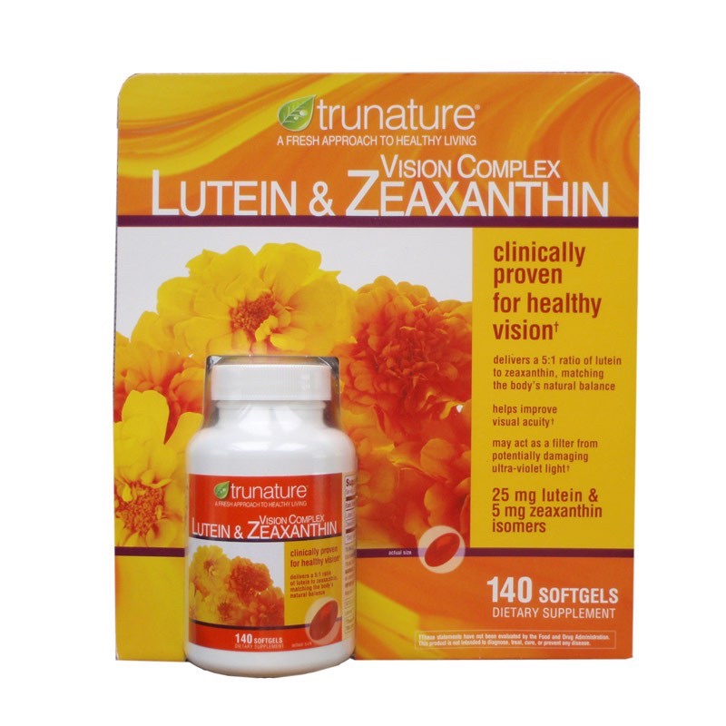 Trunature® Vision Complex Lutein & Zeaxanthin, 140 Softgels