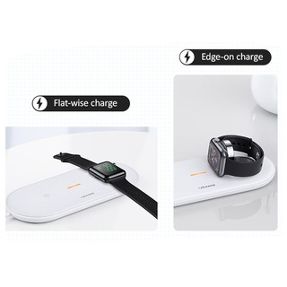 Wireless Charger แท่นชาร์จไร้สาย ไฟ 10W ชาร์จได้ 2 อุปกรณ์พร้อมกัน รุ่น Usams US-CD119