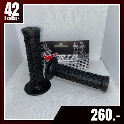 ปลอกมือจักรยาน V-grip รุ่นมีปีก  ผลิตไต้หวัน ทรง classic วัสดุเป็นเนื้อยาง ความยาวปลอกมือโดยประมาณ 125 mm