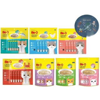 Me-O ขนมแมวมีโอ ครีมมี่ 20 ซอง แมวเลียมีโอ มีครบ 7 รส