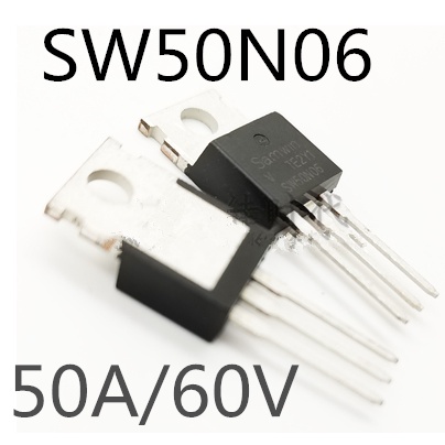 5PCS SW50N06 50A/60V TO-220 Field Effect Triode