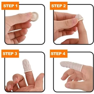 [พร้อมส่ง] ปลอกนิ้วยาง ถุงนิ้ว ถุงสวมนิ้วมือ Finger Cots ห่อใหญ่ 650-700 ชิ้น ((ห่อใหญ่))