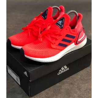 [เหลือ 1,240 บ.โค้ด "RONGNOV30”🔥]Ultraboost 20 : Solar Red / Boost Blue Violet Met. /Cloud White SKU: FV8449 ไซส์ 41-45