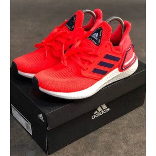 [เหลือ 1,240 บ.โค้ด "RONGNOV30”🔥]Ultraboost 20 : Solar Red / Boost Blue Violet Met. /Cloud White SKU: FV8449 ไซส์ 41-45