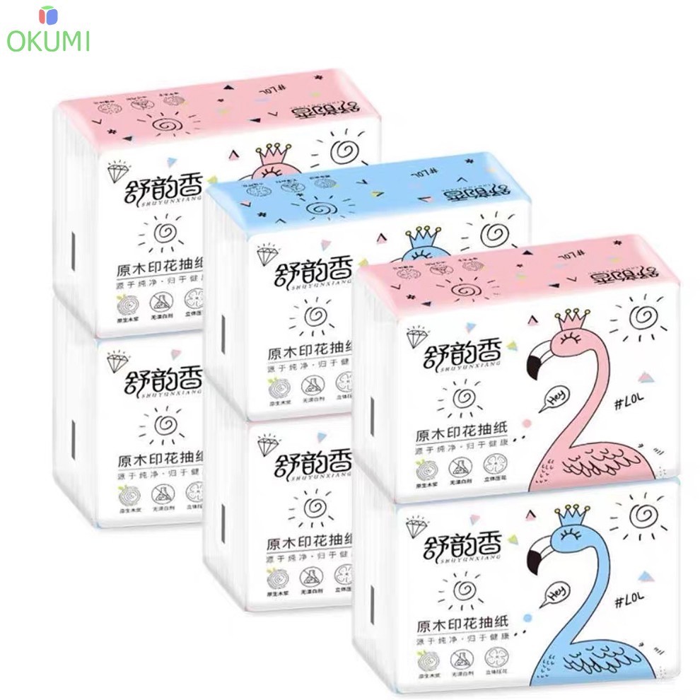 OKUMI_SHOP ราคาถูก!!! กระดาษทิชชู่ (1 กล่องแพคเกจ 40)ทิชชู่พกพา 1 ห่อ 210 แผ่น***(1ลัง)*** รูปที่ 2
