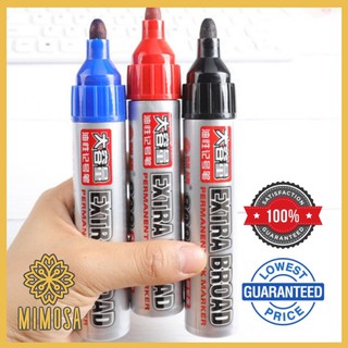 MIMOSA Permanant Broad Marker ปากกาเขียนทุกพื้นผิว จัมโบ้ ด้ามใหญ่ แบบเติมหมึกได้