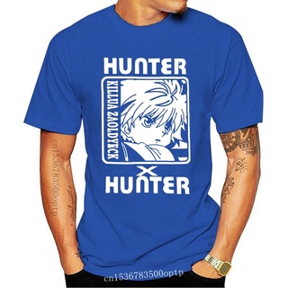 เสื้อยืดผ้าฝ้าย พิมพ์ลายอนิเมะ Hunter X Hunter GON FREECSS Kurapika Killua Zoldyck FDnnml47EFohcp64 สําหรับผู้ชายSize S-