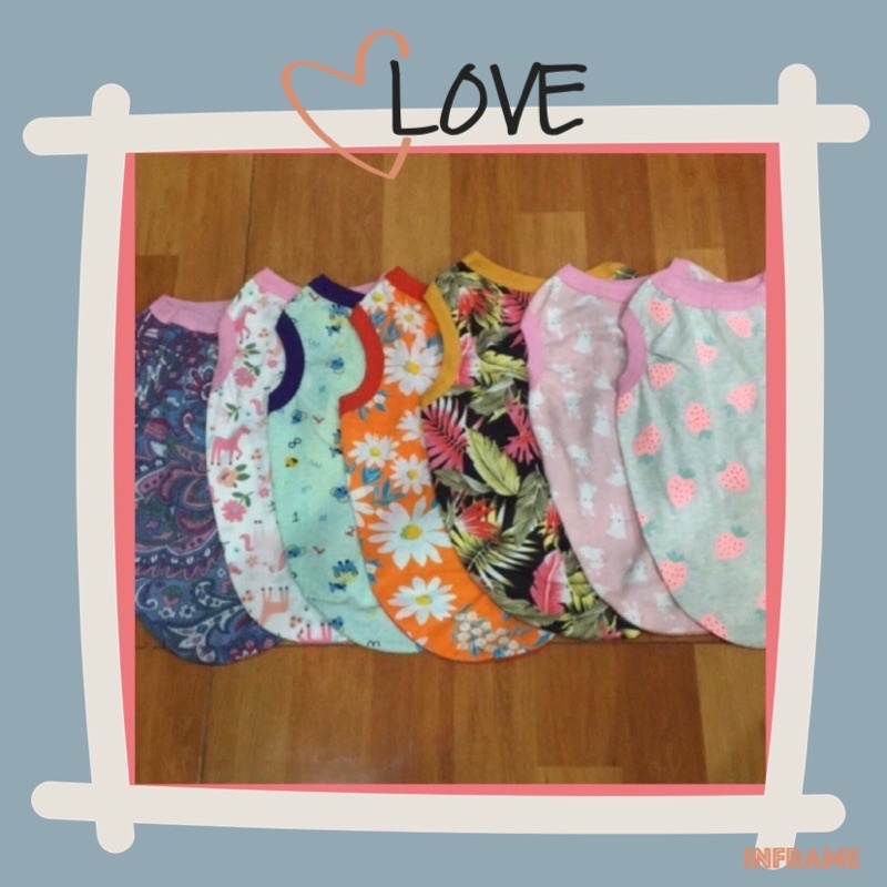เสื้อน้องหมาน้องแมวเบอร์7 ขนาดรอบอก22 นิ้ว ความยาว15 นิ้ว