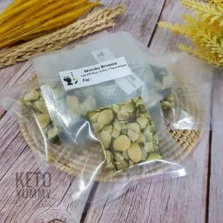 ขนมบราวนี่ มัทฉะ คีโต โลว์คาร์บ ไดเอท Matcha Brownie KETO เบาหวาน,เด็กแพ้กลูเตน ทานได้