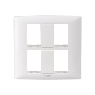 หน้ากาก หน้ากากสวิตซ์-ปลั๊ก ฝาครอบ สวิทซ์ 4ช่อง HACO AP-F004 WALL PLATE HACO AP-F004 4-GANG