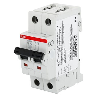 เซอร์กิตเบรกเกอร์ ABB S202MC32 32A 2P MINIATURE CIRCUIT BREAKER ABB S202MC32 32A 2P