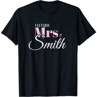 เสื้อยืดโอเวอร์ไซส์เสื้อยืด พิมพ์ลาย Mrs Smith Bachelorette น่ารัก แฟชั่นฤดูร้อน สําหรับผู้ชายS-3XL