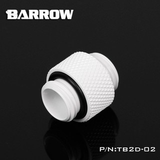 Barrow Dual Male G1/4" Extender white (10mm) (ข้อต่อเพิ่มความยาว จัดส่งในไทย รับประกัน 1ปี)