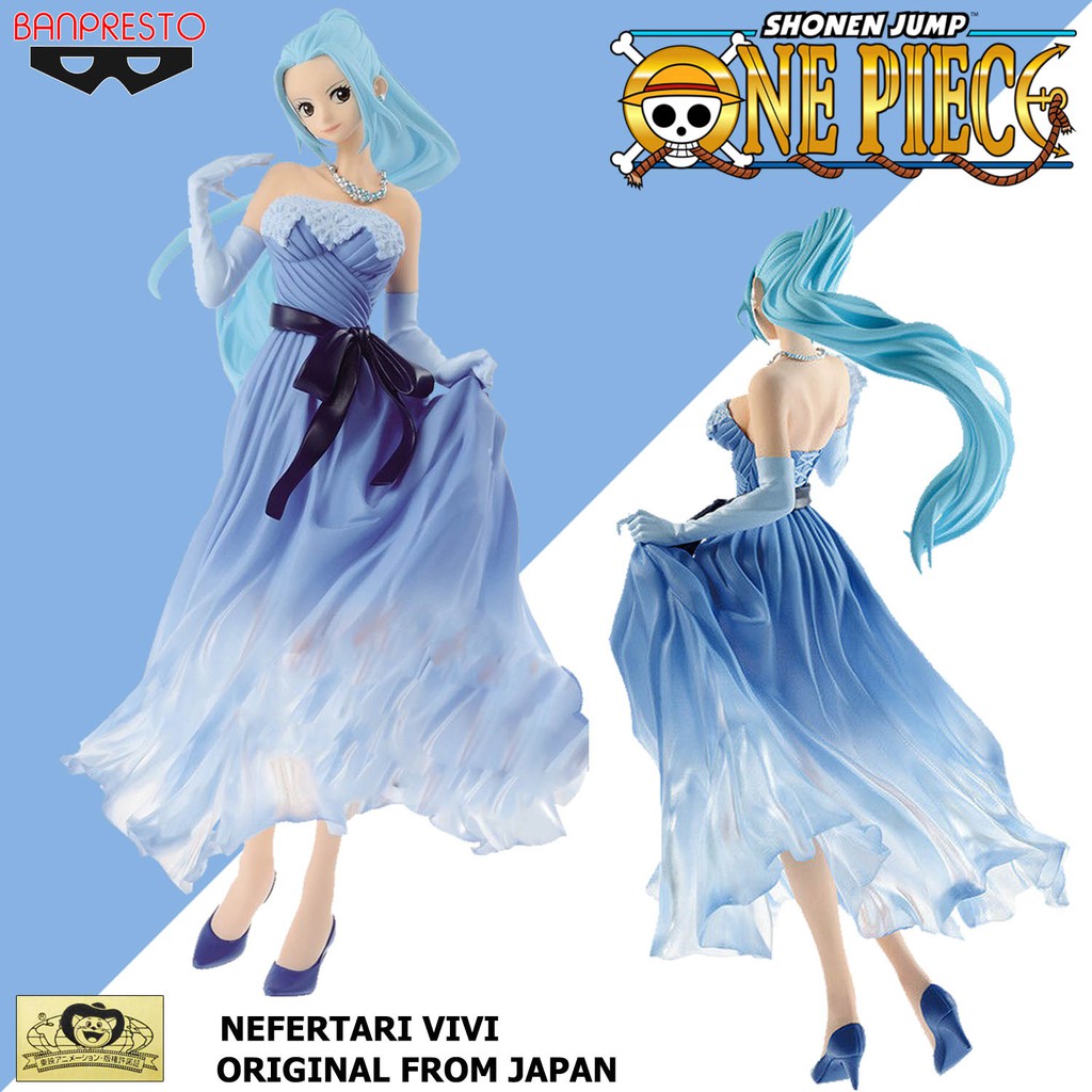 Figure งานแท้ Original แมวทอง One Piece วันพีซ เต็มพิกัดสลัดจอมลุย Lady Edge wedding Nefertari Vivi 