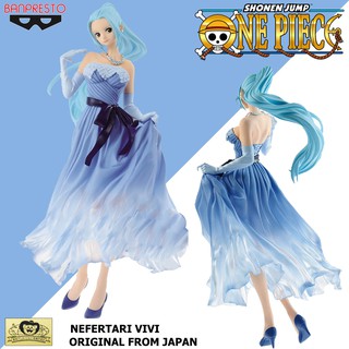 Figure งานแท้ Original แมวทอง One Piece วันพีซ เต็มพิกัดสลัดจอมลุย Lady Edge wedding Nefertari Vivi เนเฟลตาลี วีวี่