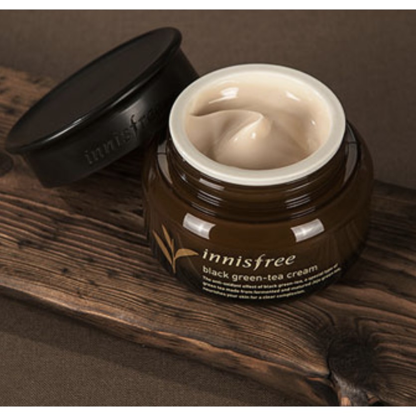 Innisfree Black Green Tea Cream เทสเตอร์ 3 มิล. แพ็คเกจใหม่ล่าสุด my