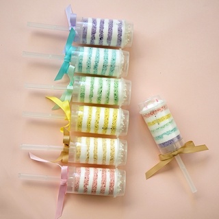 พร้อมส่ง กล่อง push pop กล่องขนม10 ชิ้น