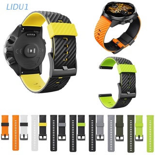 Lidu1 Suunto 7/9/Air Pressure/D5 สายนาฬิกาข้อมือซิลิโคน แบบนิ่ม สําหรับดําน้ํา