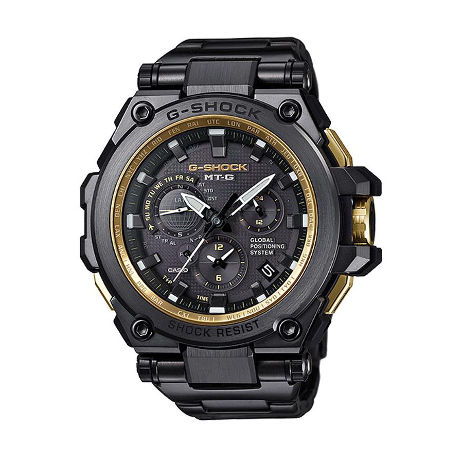 Casio G-Shock นาฬิกาข้อมือผู้ชาย สีดำ สายเหล็ก รุ่น MTG-G1000GB-1A