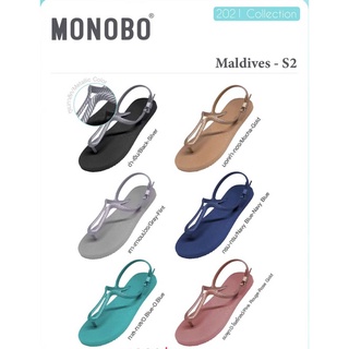รองเท้าแตะแบบสายรัดส้น MONOBO รุ่น MALDIVES S2  ของแท้100% รองเท้าแตะสำหรับผู้หญิง