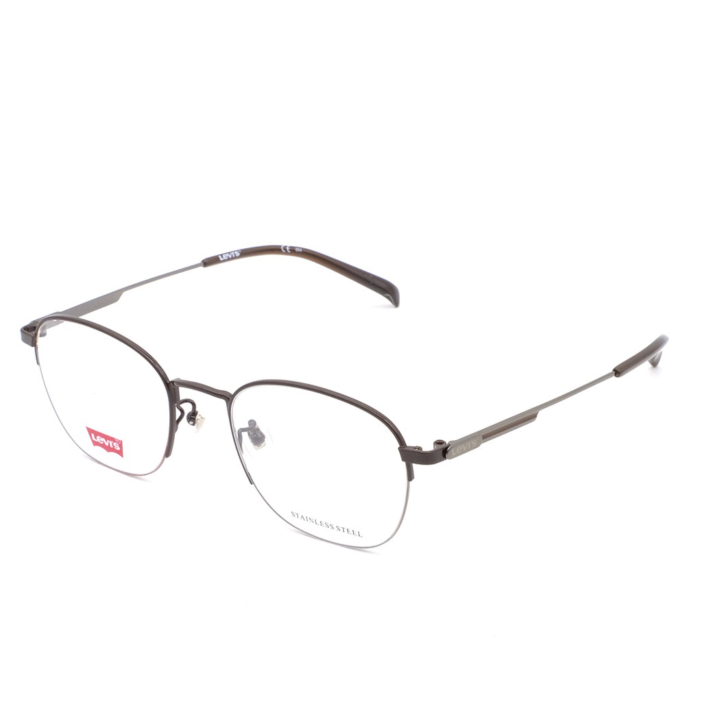 [แถมคูปอง 500 บ. +ส่งฟรี] Levi's - แว่นสายตาทรงมนร่วมสมัย - รุ่น FLE1-7064F