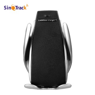 SinoTrack ที่ยึดมือถือในรถ ระบบอัตโนมัติ พร้อมแท่นชาร์จ wireless