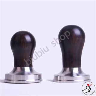 Tough coffee Tamper เเทมเปอร์ขนาด 58.5 mm (ด้ามจับไม้)