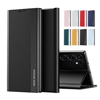 Luxury Leather Magnetic Flip Case For Samsung Galaxy S22 Ultra S21 FE S20 Plus Samung S 22 21 20 5G Stand Hard Shockproof Fundas