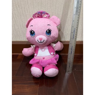 FISHER-PRICE PINK PRINCESS TEDDY BEAR DRAW ON มือสอง สภาพ95%