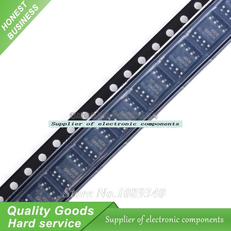10 ชิ้น ao4606 Ao 4606 MOSFET sop-8 N + P Channel MOS Tube Channel