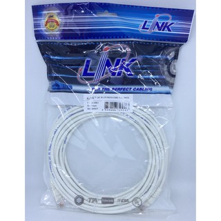 LAN CABLE LINK RJ45 TO RJ45 PATCH CORD CAT5E/10M WHITE