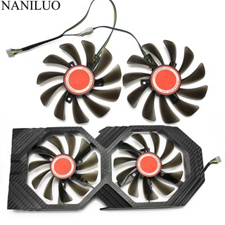 2PCS/lot 95MM FDC10U12S9-C CF1010U12S Cooler Fan Replace For XFX AMD Radeon RX 580 590 RX580 RX590 Graphics Card Cooling